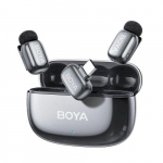 BOYA Mini 2-02 USB-C Wireless Microphone Set (2TX 1xRX) / 2.4GHz / 48kHz/24bit (Space Grey)