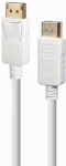 Cable Gembird DisplayPort Male - DisplayPort Male 1.8 m White 4K