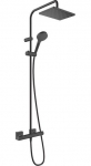 Hansgrohe Showerpipe 230 shower system 2 head(s) Wall Black