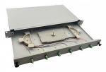 Helos 375550 rack cabinet 1U Grey