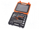 Wrench-set | 6-angles,hex key,combination spanner | 1/4" | 98pcs.