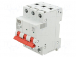 Circuit breaker | 230/400VAC | Inom: 16A | Poles: 3 | Charact: D | 6kA