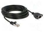Extender Ethernet | S/FTP | Cat 6a | RJ45 socket,RJ45 plug | 5m | LSZH