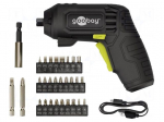 Electric screwdriver | mini | Features: auxiliary LED backlight