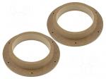 Spacer ring | MDF | 165mm | &Scaron;koda,VW | impregnated,varnished