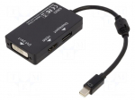Adapter | DisplayPort 1.1a,High Speed,single link | 0.16m | black