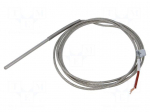 Sensor: temperature | Pt100 | cl.B | Body dim: &Oslash;5x100mm | 0&divide;400&deg;C