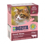 BOZITA Fresh Menu Beef Chunks in jelly - wet cat food - 370g