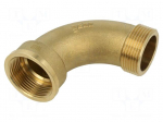 Splice terminal: 90&deg; Bend | male-female | brass CW617N | BR