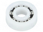 Bearing: ball | &Oslash;int: 8mm | &Oslash;out: 22mm | W: 7mm | Cage: polyamide