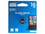 Pendrive | USB 2.0 | 16GB | Read: 20MB/s | Write: 5MB/s | Colour: black