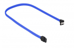 Sharkoon SATA III Kabel kątowy niebieski - 45 cm