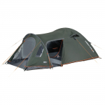 High Peak dome tent Kira 4.1 (dark green/grey, with tunnel porch, Climate Protection 80)