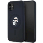 Karl Lagerfeld KLHMN61SCMKCRHK Silicone Karl & Choupette Ma Hardcase for iPhone 11 / Xr 6.1" / black
