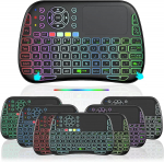 Fusion NGAGE kompakta bezvadu tastatūra ar skārienpaliktni un krāsainu apgaismojumu Android | iOS | TV | PC