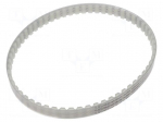 Timing belt | AT10 | W: 16mm | H: 5mm | Lw: 600mm | Tooth height: 2.5mm