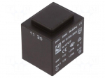Transformer: encapsulated | 3.6VA | 230VAC | 15V | 15V | 120mA | 120mA