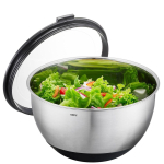 GEFU MUOVO Round Bowl 4.5 L Black, Stainless steel 1 pc(s)