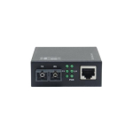 Valgukiudv&otilde;rgu konverter LevelOne LevelOne GVM-2002 v&otilde;rgukonverter 1000 Mbit/s 1310 nm Single Black