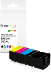 Tinti Freecolor Epson 202XL mitmikpakend BK/C/M/Y/Black photo taaskasutatud