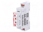 Timer | 1s&divide;10days | SPDT | 24VDC/16A,250VAC/16A | 12&divide;240VAC | DIN | IP20
