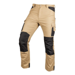 Spodnie robocze Mix&Match, Canvas, wzmocnienia z Cordury, beżowo-czarne, rozmiar XXL