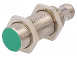 Sensor: inductive | Output conf: PNP / NO | 0&divide;8mm | 10&divide;30VDC | M18
