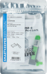 SmartKeeper Mini "Mini USB-B porti" blokeerija Green 4 tk.+V&otilde;ti