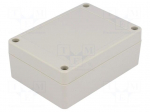 Enclosure: multipurpose | X: 75mm | Y: 105mm | Z: 40mm | ABS | grey | IP65