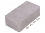 Enclosure: multipurpose | X: 60mm | Y: 112mm | Z: 37mm | 1590 | aluminium