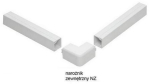 Osprzęt do listew elektroinstalacyjnych, narożnik zewnętrzny BIAŁY NZ 60x40 (1szt.)