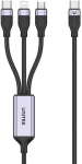 Unitek przew&oacute;d ładujący USB 3 w 1 czarny