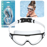 Spordiks ja aktiivseks puhkuseks // Water Sport and Atractions // Okulary Do Pływania Regulowane Czarno-Białe Bestway 21194