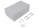 Enclosure: multipurpose | X: 122mm | Y: 202mm | Z: 75mm | TG ABS | ABS