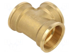 Splice terminal: tee fitting | female-female-female | BR