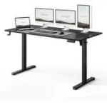 SENSE7 NOJO LIGHT Biurko robocze czarne / elektrycznie regulowana wysokość / 140 x 70 cm / nośność 70 kg