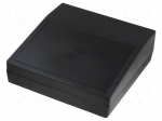 Enclosure: desktop | X: 219mm | Y: 221mm | Z: 78mm | polystyrene | black