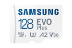 Storage devices Samsung  Samsung  MicroSD Card  EVO Plus  128 GB  microSDXC Memory Card  Flash memory class U3  V30  A2