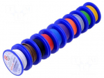 Wire | LgY | stranded | Cu | 0.5mm2 | PVC | 300/500V | 10 reels x 10m