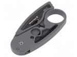 Stripping tool | Wire: coaxial,round | Length: 97mm | Kind: UTP/STP