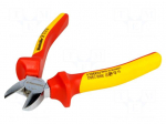 Pliers | insulated,side,cutting | for voltage works | steel | 160mm