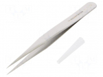 Tweezers | 120mm | for precision works | Blades: straight