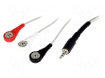 Electrodes for electrocardiography | Jack 3,5mm