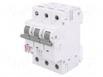 Circuit breaker | 400VAC | Inom: 20A | Poles: 3 | DIN | Charact: B | 6kA