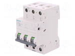 Circuit breaker | 400VAC | Inom: 4A | Poles: 3 | DIN | Charact: C | 6kA