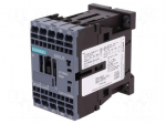 Contactor: 3-pole | NO x3 | Auxiliary contacts: NO | 230VAC | 9A | 3RT20