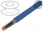 Wire | JE-LiYCY | 4x2x0,5mm2 | Al foil,tinned copper braid | PVC