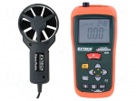 Thermoanemometer | LCD | 0,4&divide;30m/s | -10&divide;60&deg;C | Equipment: batteries