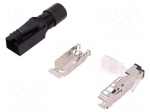 Plug | RJ45 | PIN: 4 | Cat: 5 | shielded | Layout: 8p4c | &Oslash;cable: 4.5&divide;8mm