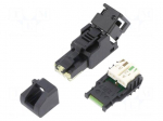 Plug | RJ45 | PIN: 8 | Cat: 6a | with protective cap,unshielded
